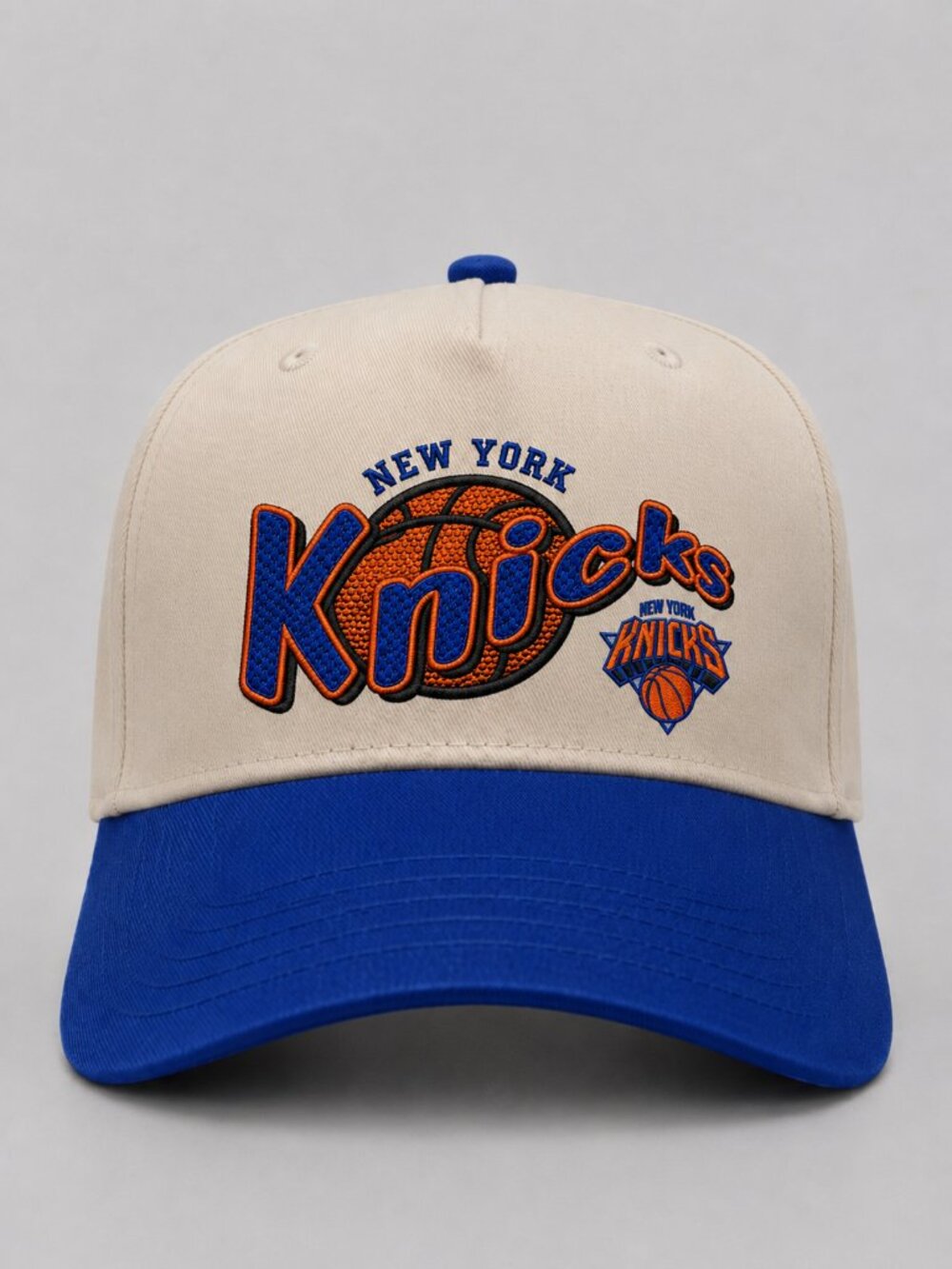 New York Knicks Black & Blue Snapback Hat